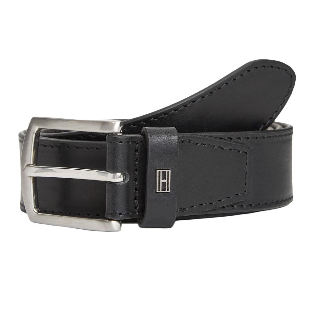 Ceinture Noire Homme Tommy Hilfiger Dentones pas cher