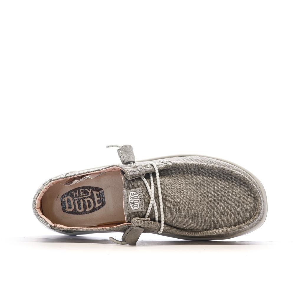 Chaussures Grises Femme Hey Dude Peak Chambra vue 4