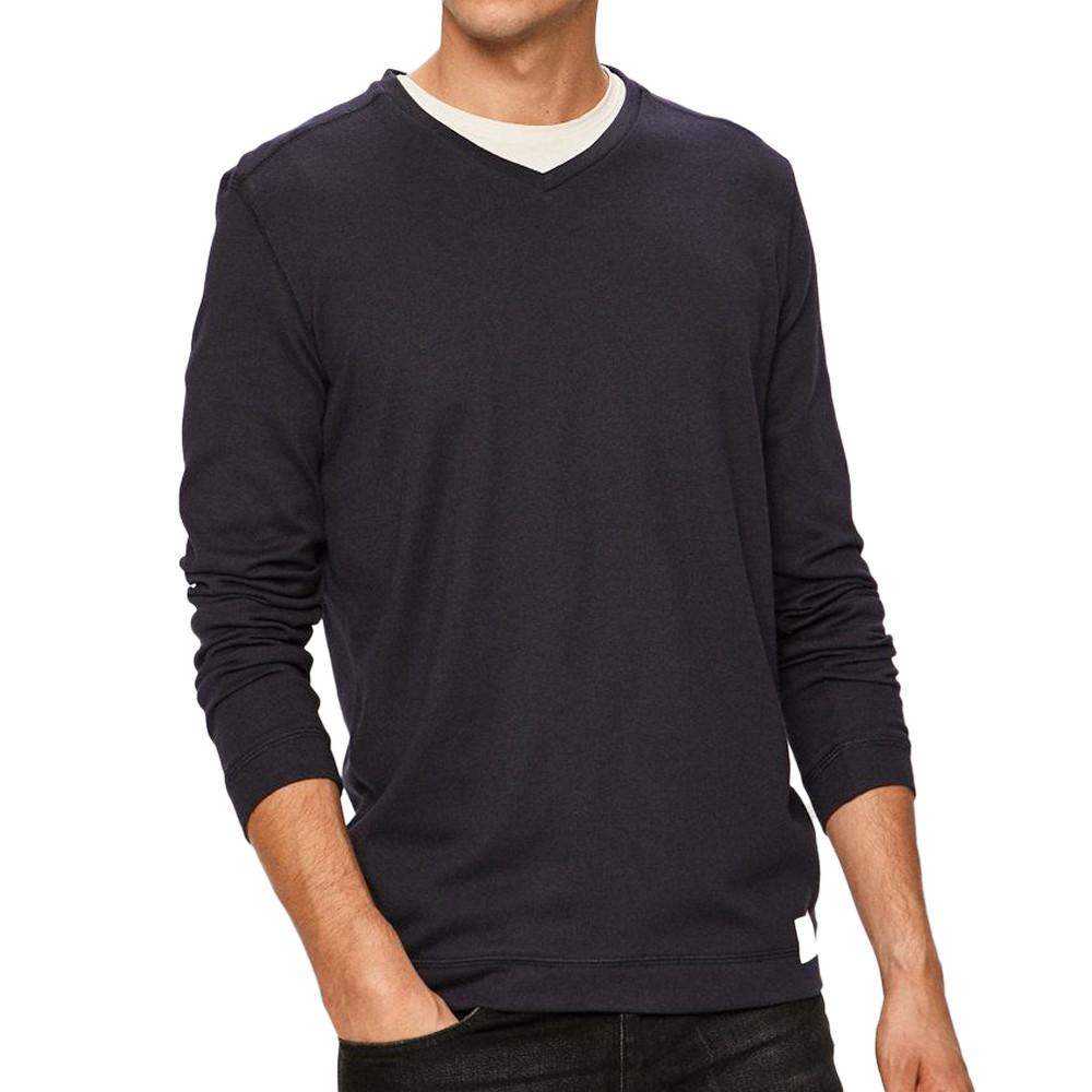 Pull Marine Homme Quiksilver Hall Afflame pas cher