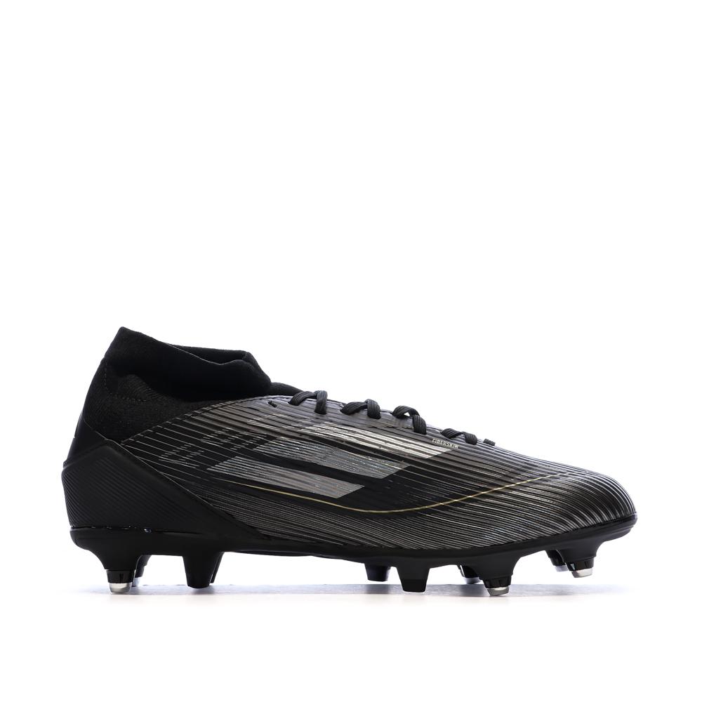 Chaussures de Foot Noires Adidas F50 League Mid SG vue 2