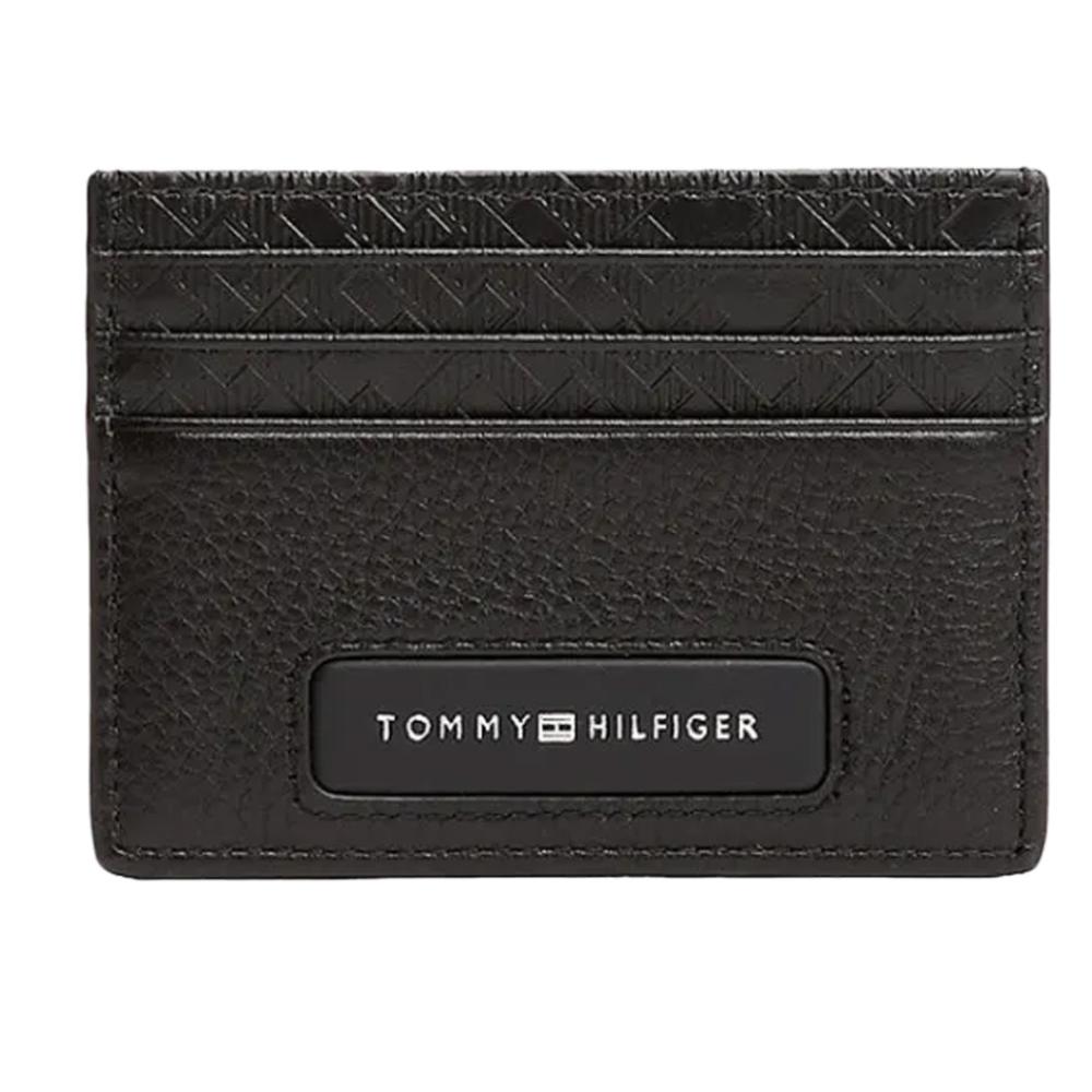 Portefeuille Noir Homme Tommy Hilfiger Holde pas cher