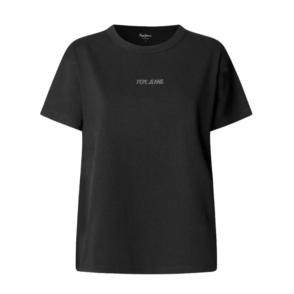 Women's Black T-Shirt Pepe jeans Pjl L Nd affordable