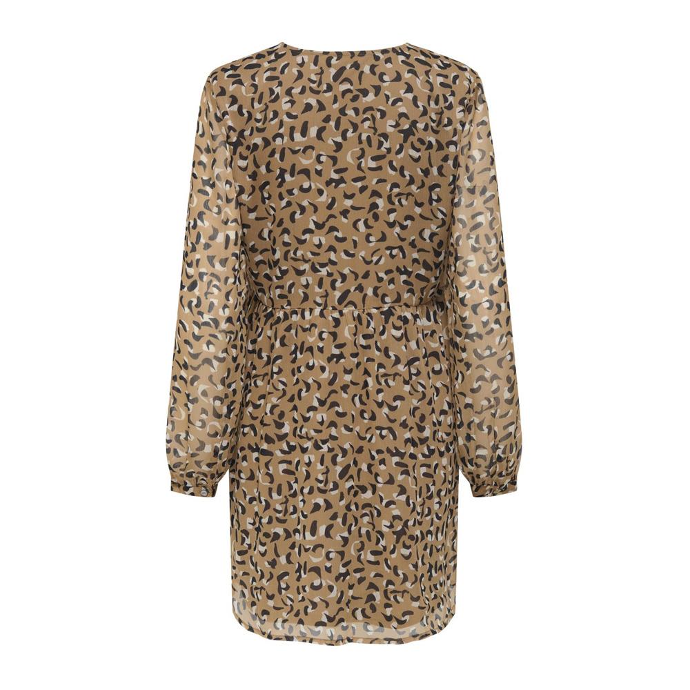 Robe Beige/Orange Femme Only Button vue 2