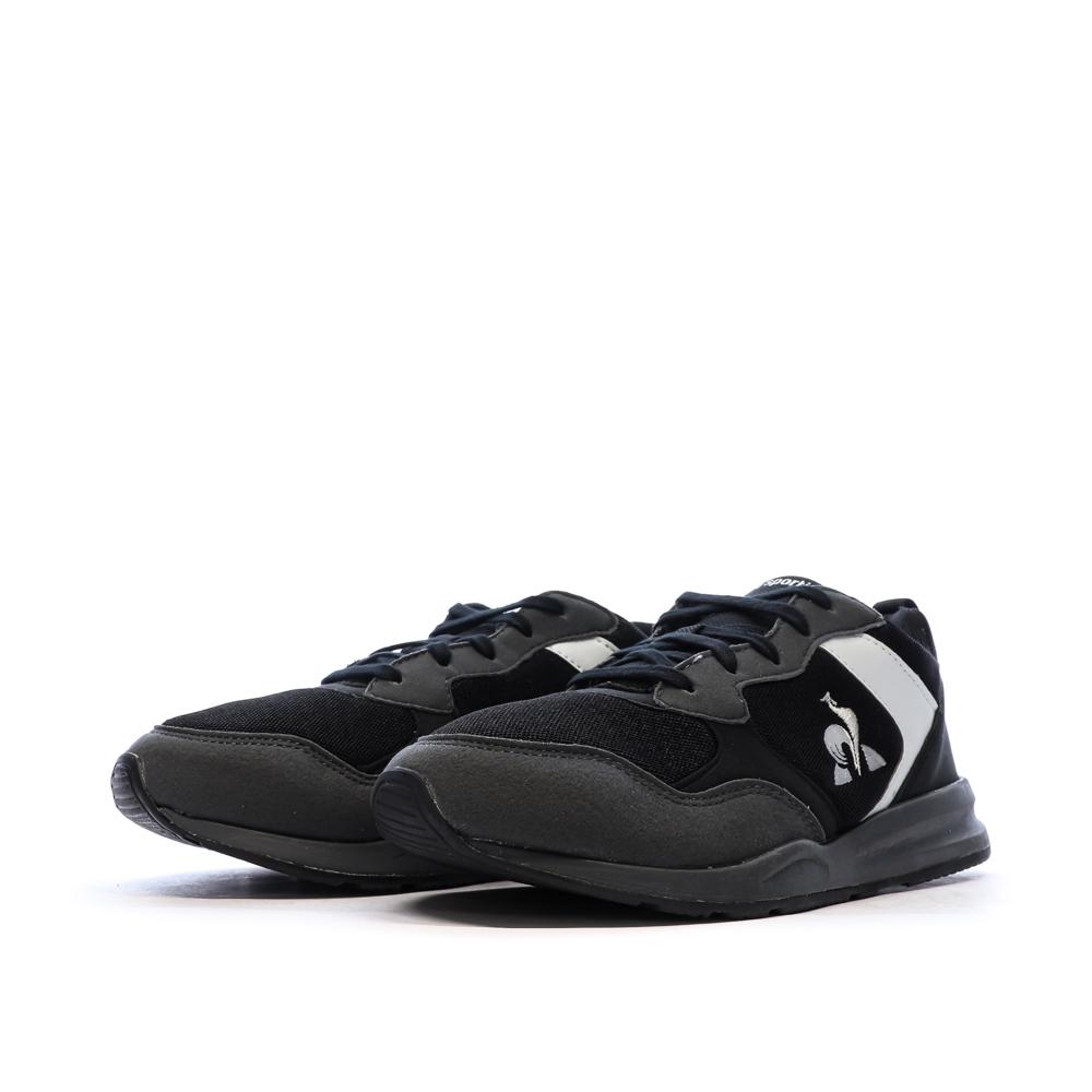 Baskets Noir Garçon Le Coq Sportif R500 Sport vue 6