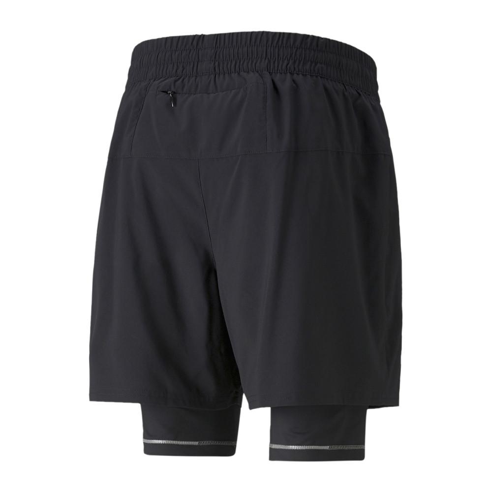 Short de Running Noir Homme Puma Run Graf 2 in 1 vue 2