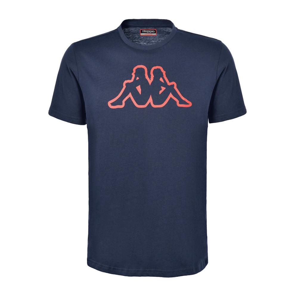 T-shirt Marine Homme Kappa Cromen Slim pas cher