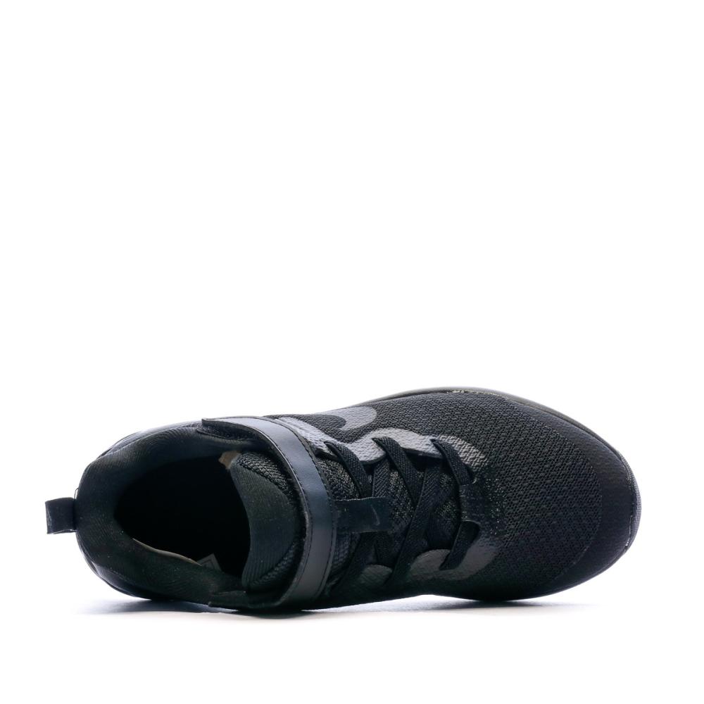 Baskets Noir Garçon Nike Revolution 6 vue 4