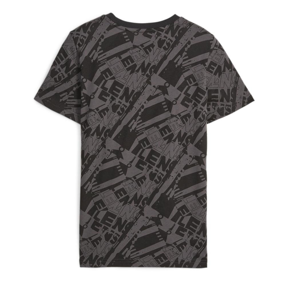RC Lens T-shirt Noir/Gris Garçon Puma 773708-07 vue 2