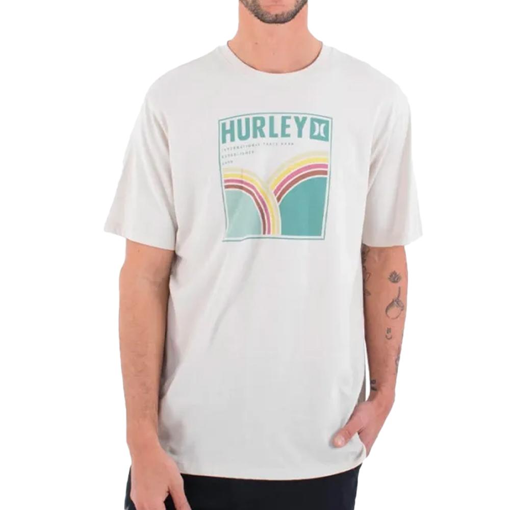T-shirt Beige Homme Hurley Rolling Hills pas cher
