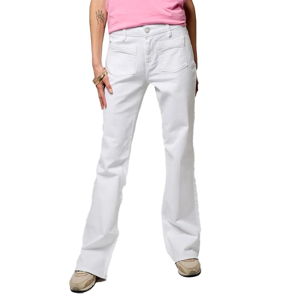 Jean Droit Blanc Femme Kaporal Bea pas cher
