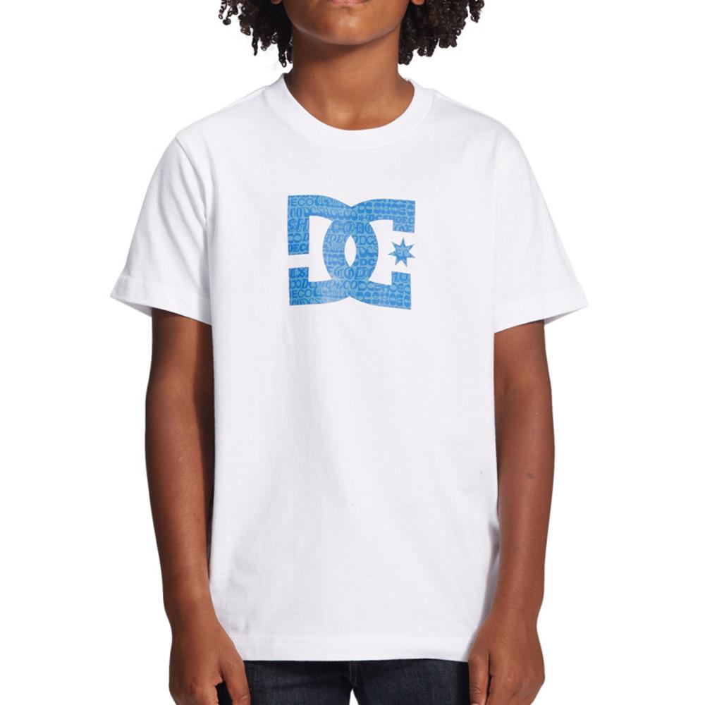 T-Shirt Blanc Garçon DC Shoes DC Star Fill pas cher