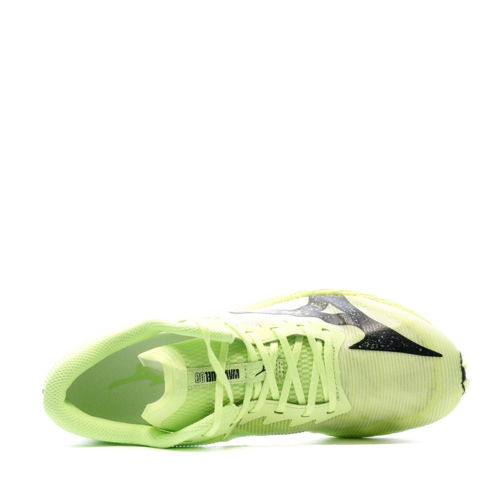 Chaussures de Running Vert Homme Mizuno Wave Sky vue 4