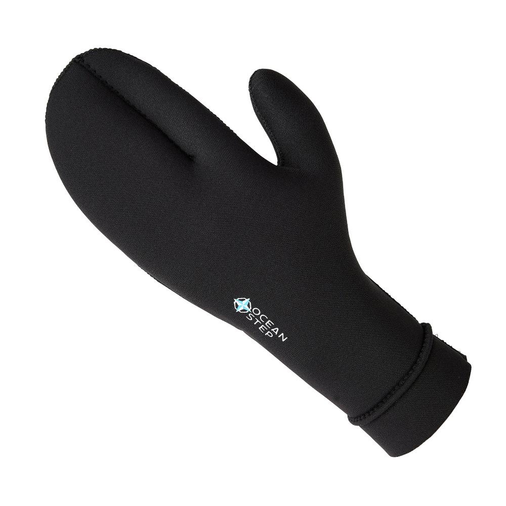 Mitaines Néoprène Noir Ocean Step 3mn pas cher