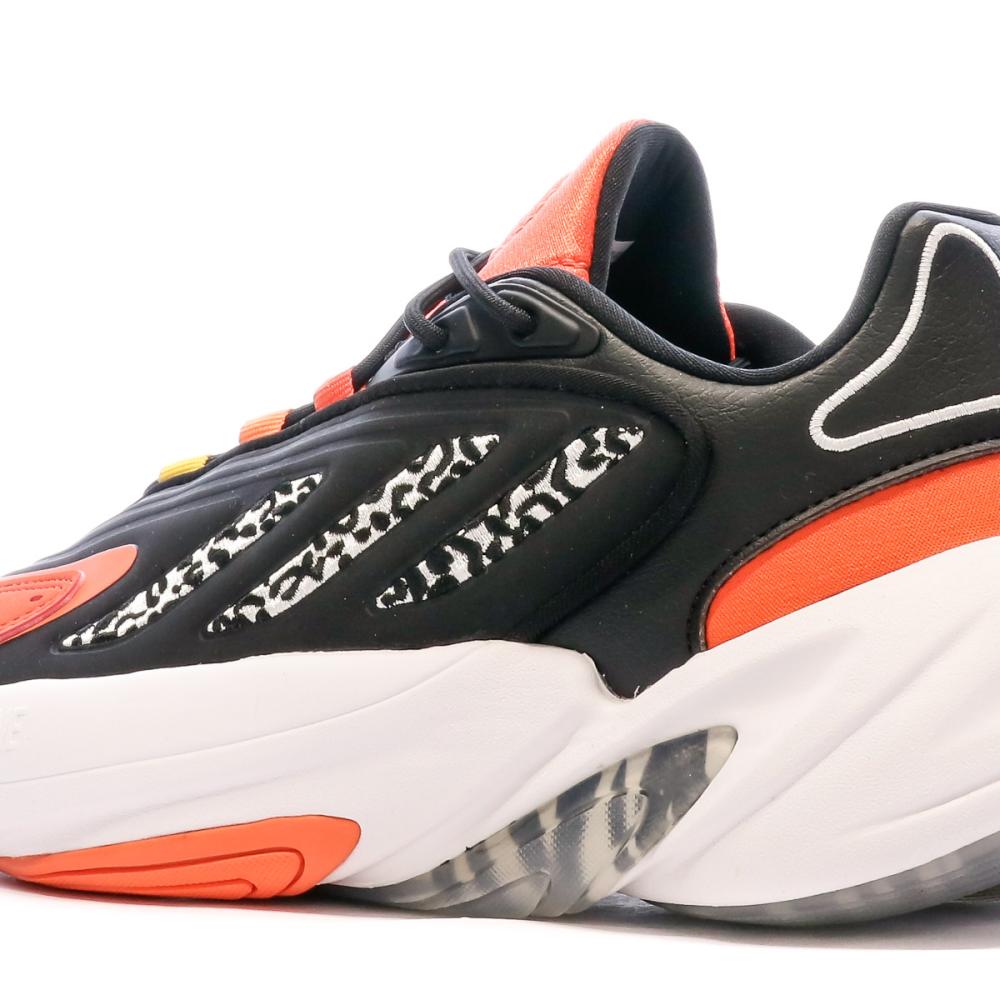 Baskets Noir Orange Femme Adidas Ozelia