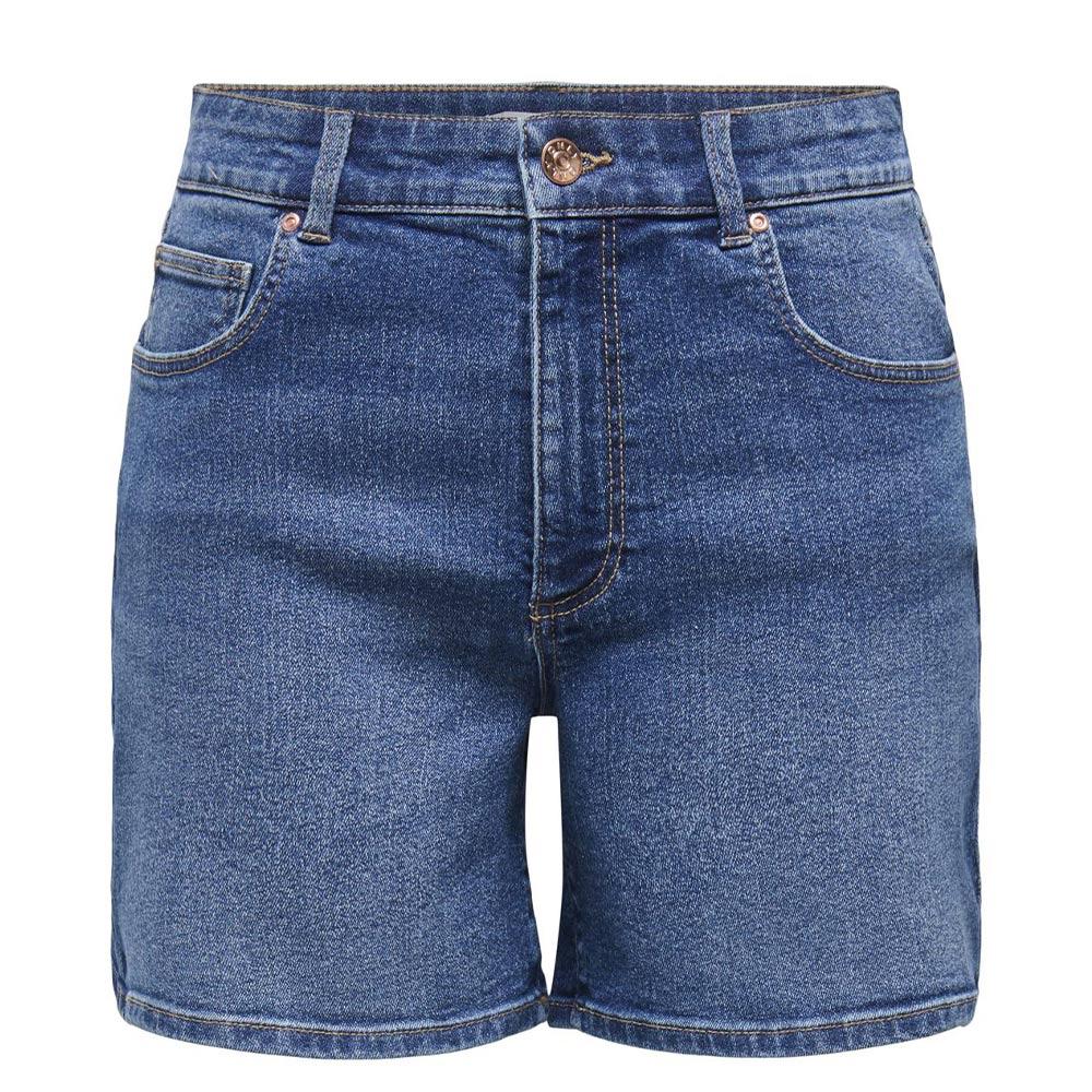 Short Bleu Moyen Femme Only Carrie pas cher