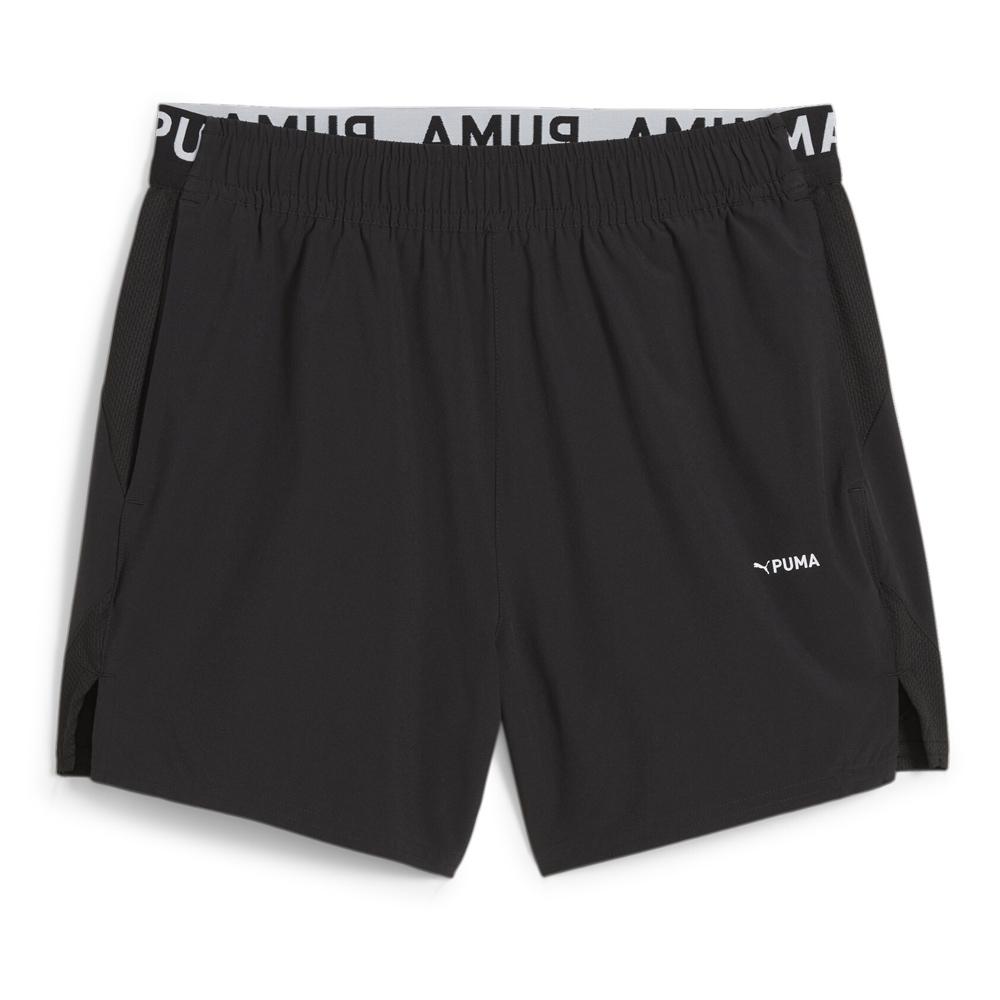 Short de Running Noir Puma Fit 5" Ultrabre pas cher