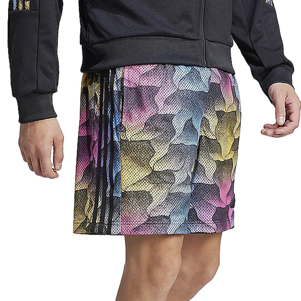 Short Bleu/Violet Homme Adidas IS1533 pas cher