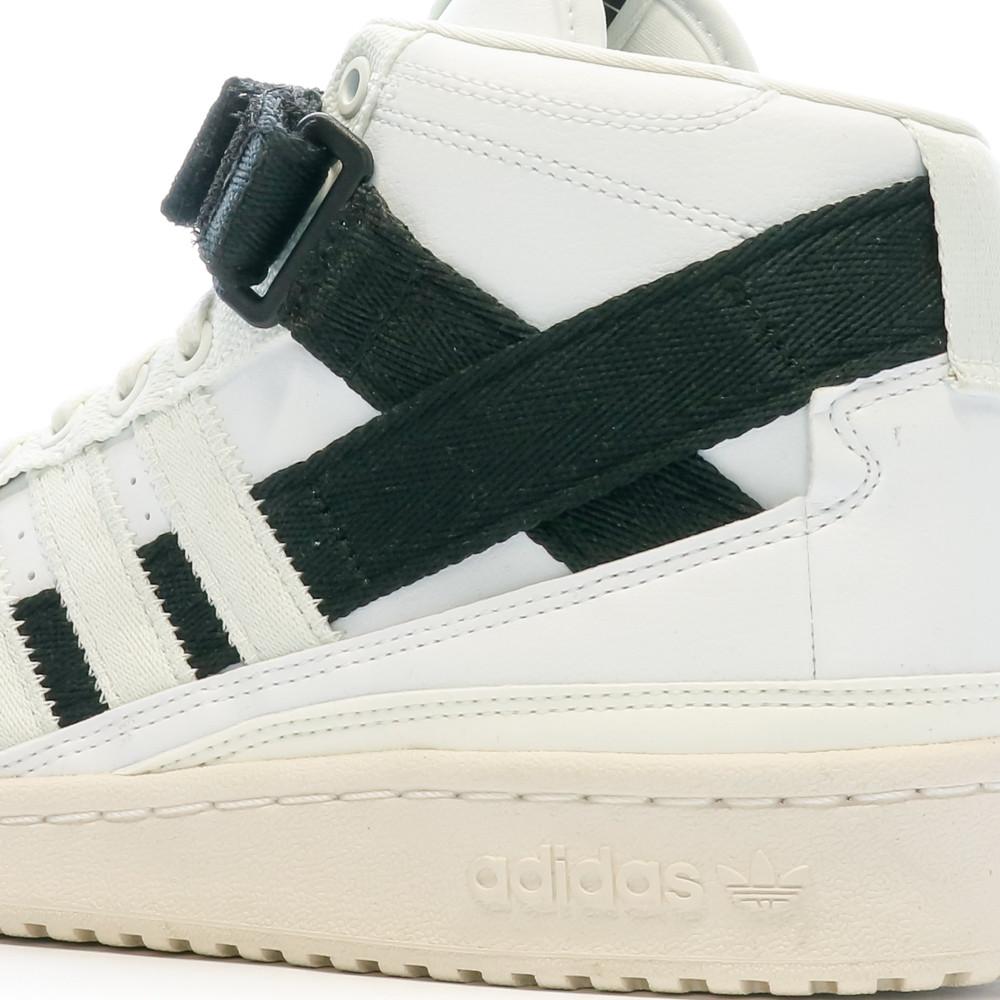 Baskets Blanches Mixte Adidas Forum Mid Parley vue 7