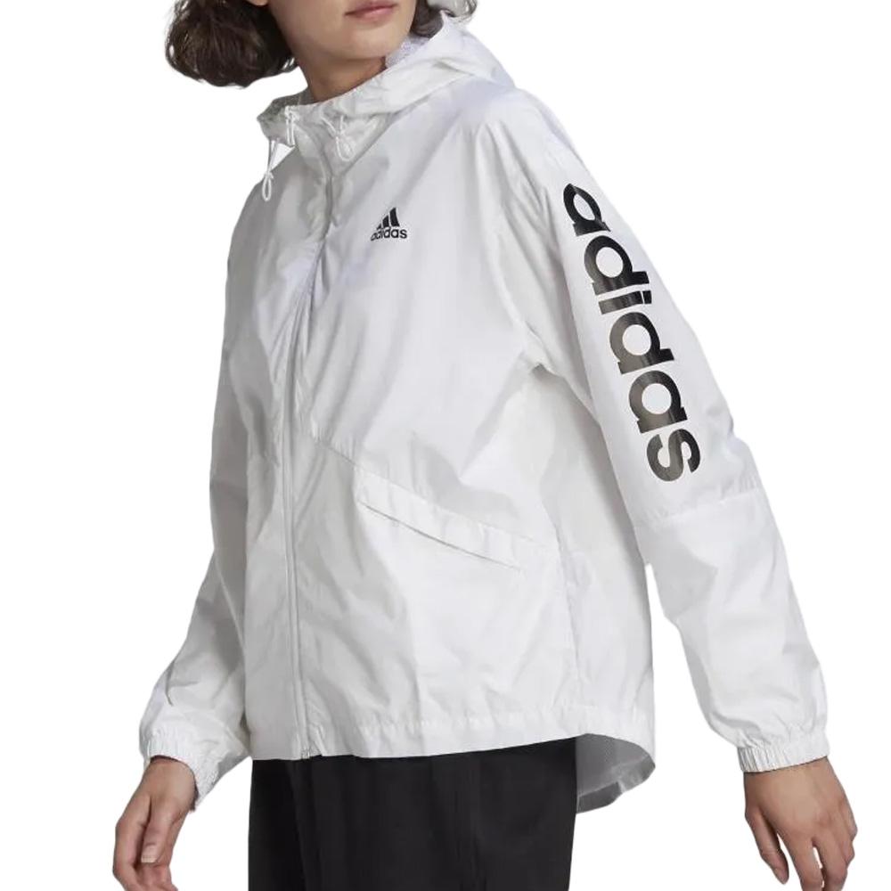 Coupe Vent Blanc Femme Adidas GL0647 pas cher