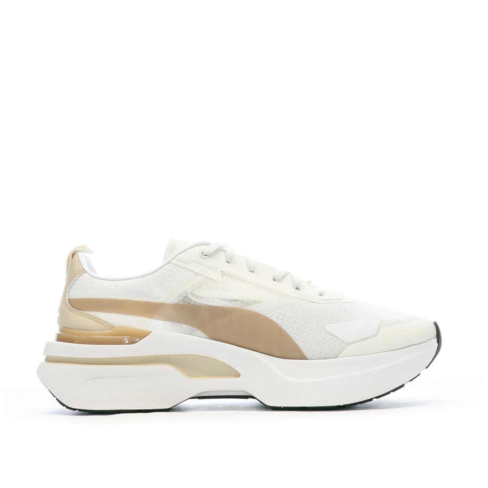 Baskets Blanc/Marron Homme Puma Kosmo Rider vue 2