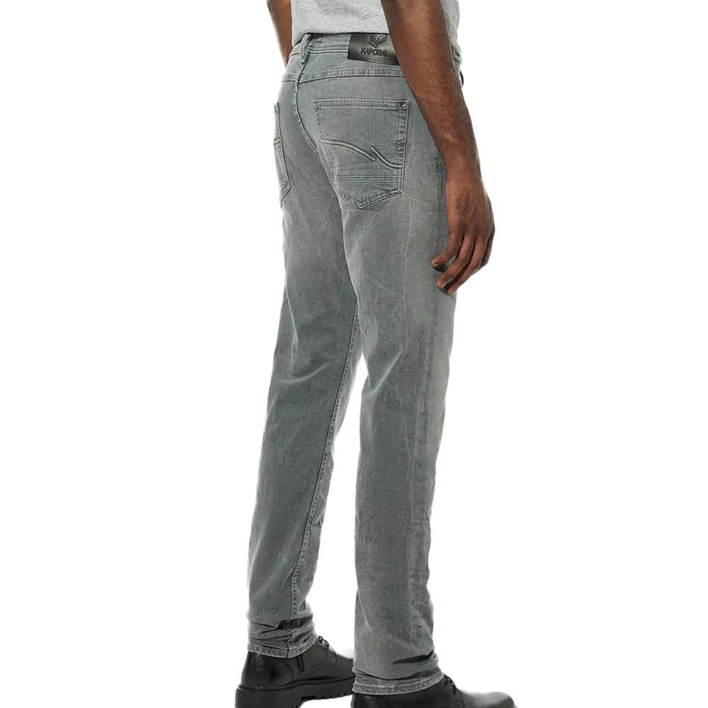 Jean Straight Gris Homme Kaporal Datte remeta vue 2