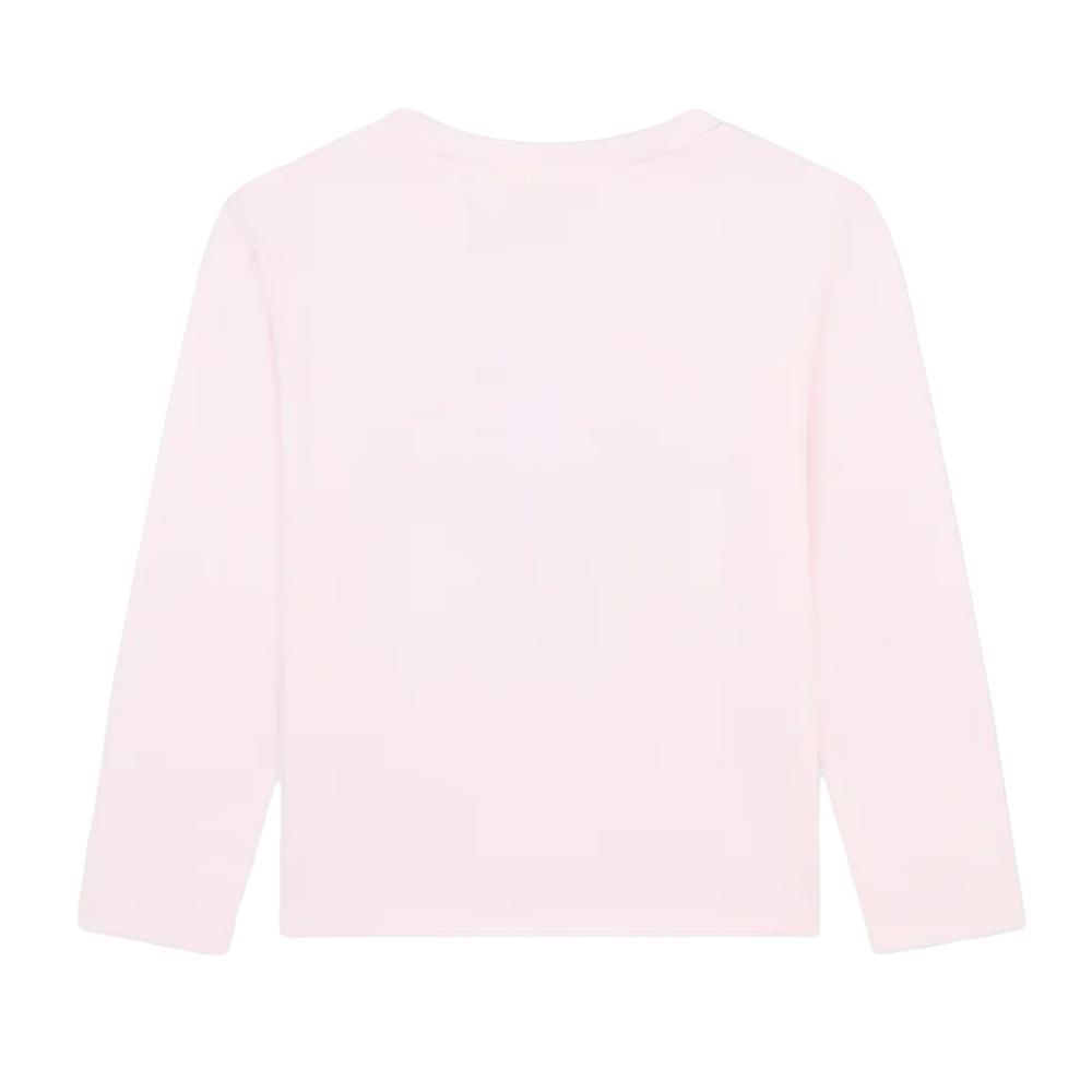 Rosa Langarm-T-Shirt für Mädchen von Billieblush U20645 Ansicht 2