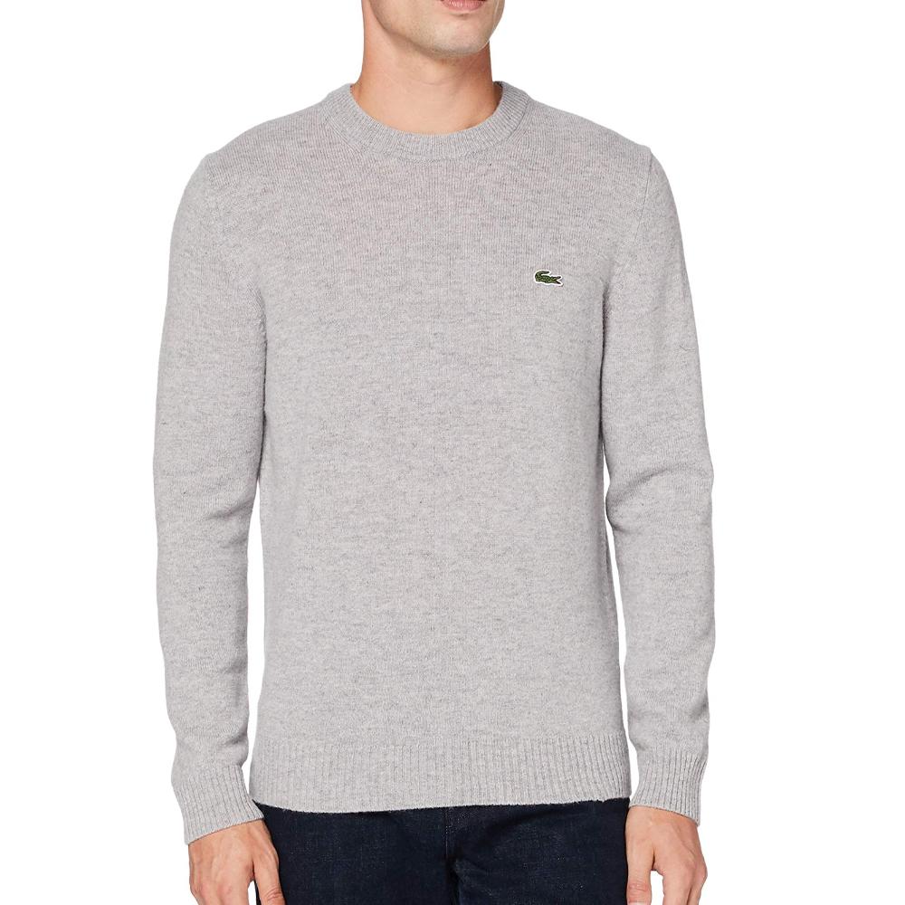 Pull Gris Homme Lacoste AH1988 pas cher