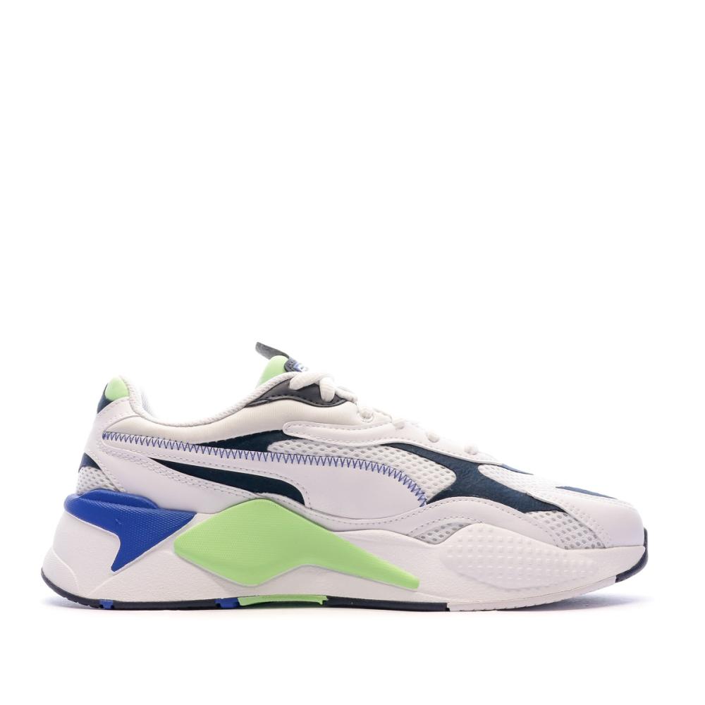 RS-X³ Baskets Blanc/Bleu/Vert Homme Puma vue 2