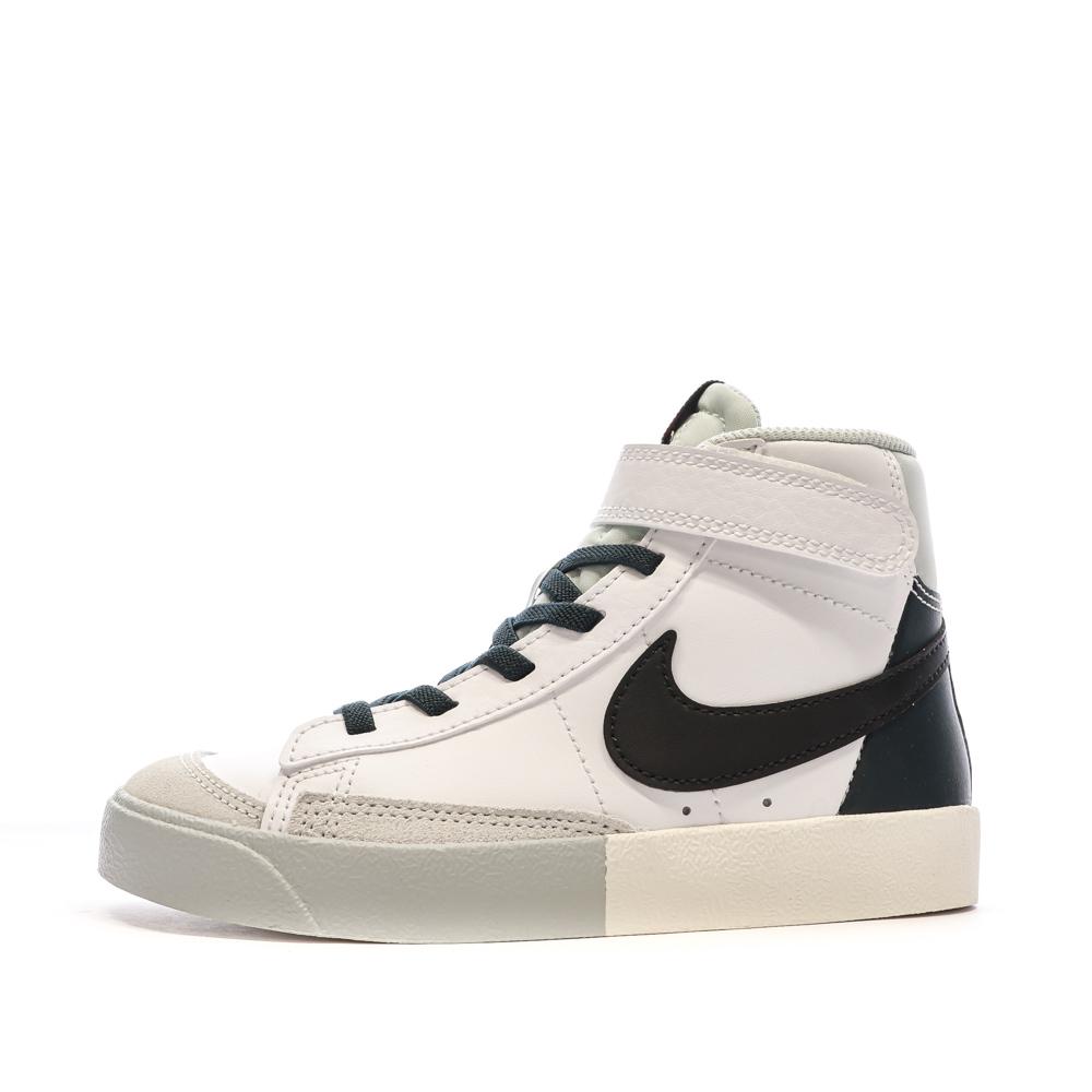 Baskets Blanches Garçon Nike Blazer Mid 77 pas cher