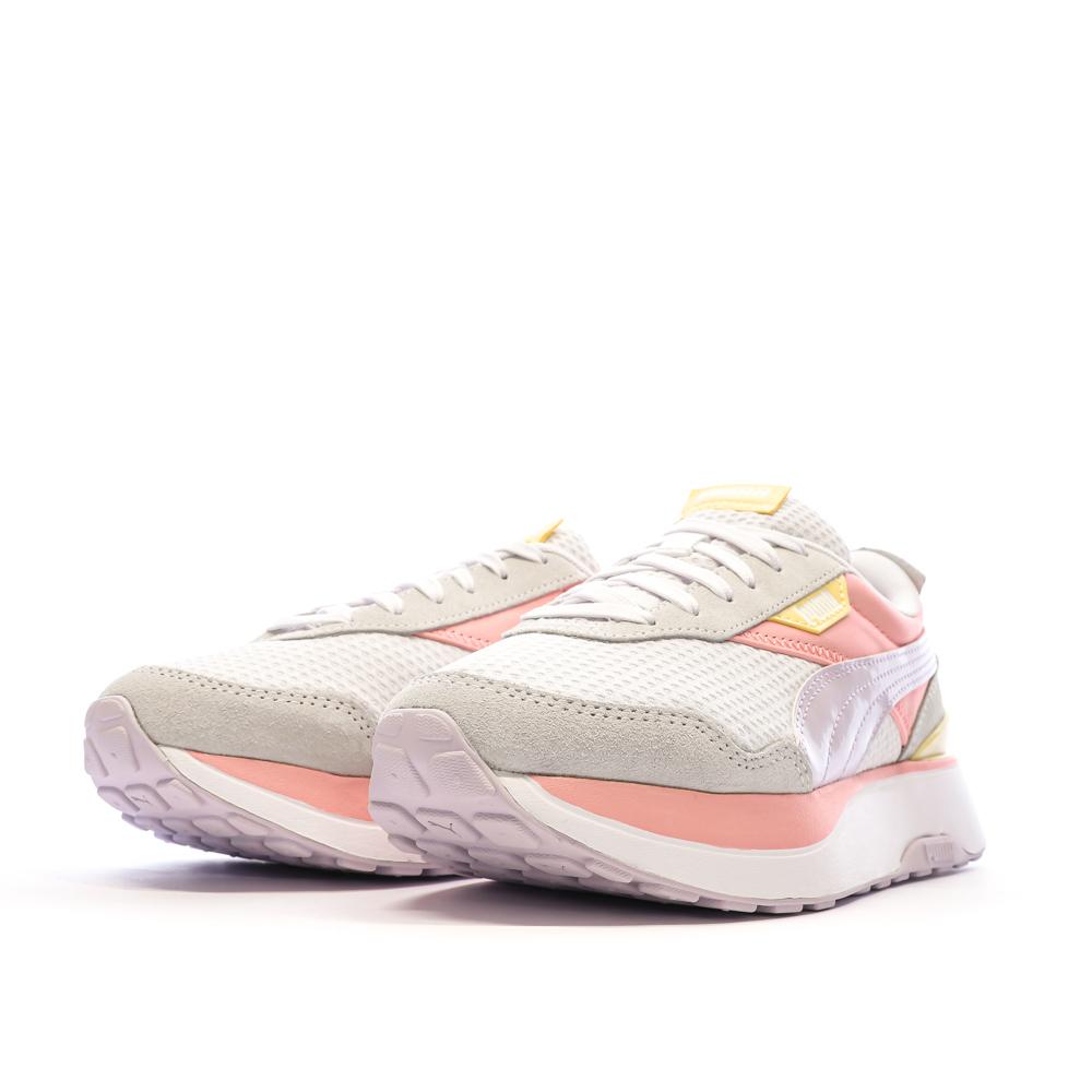 Baskets Grises/Rose Fille Puma Cruise Rider vue 6