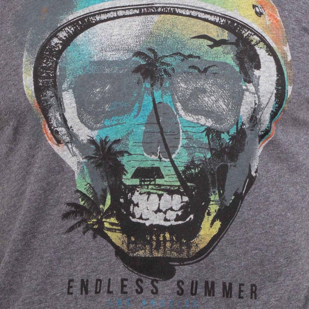 T-shirt Gris Homme La Maison Blaggio Madisson vue 3