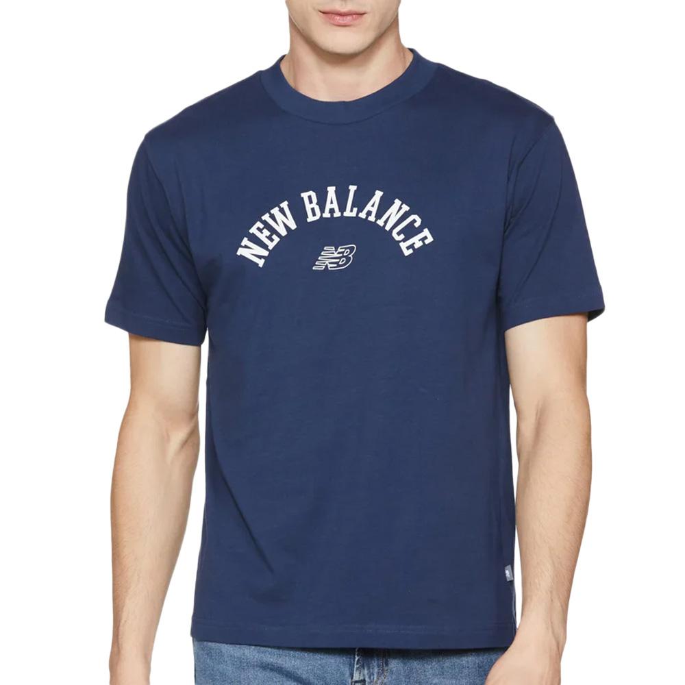 T-shirt Marine Homme New Balance Graphic pas cher