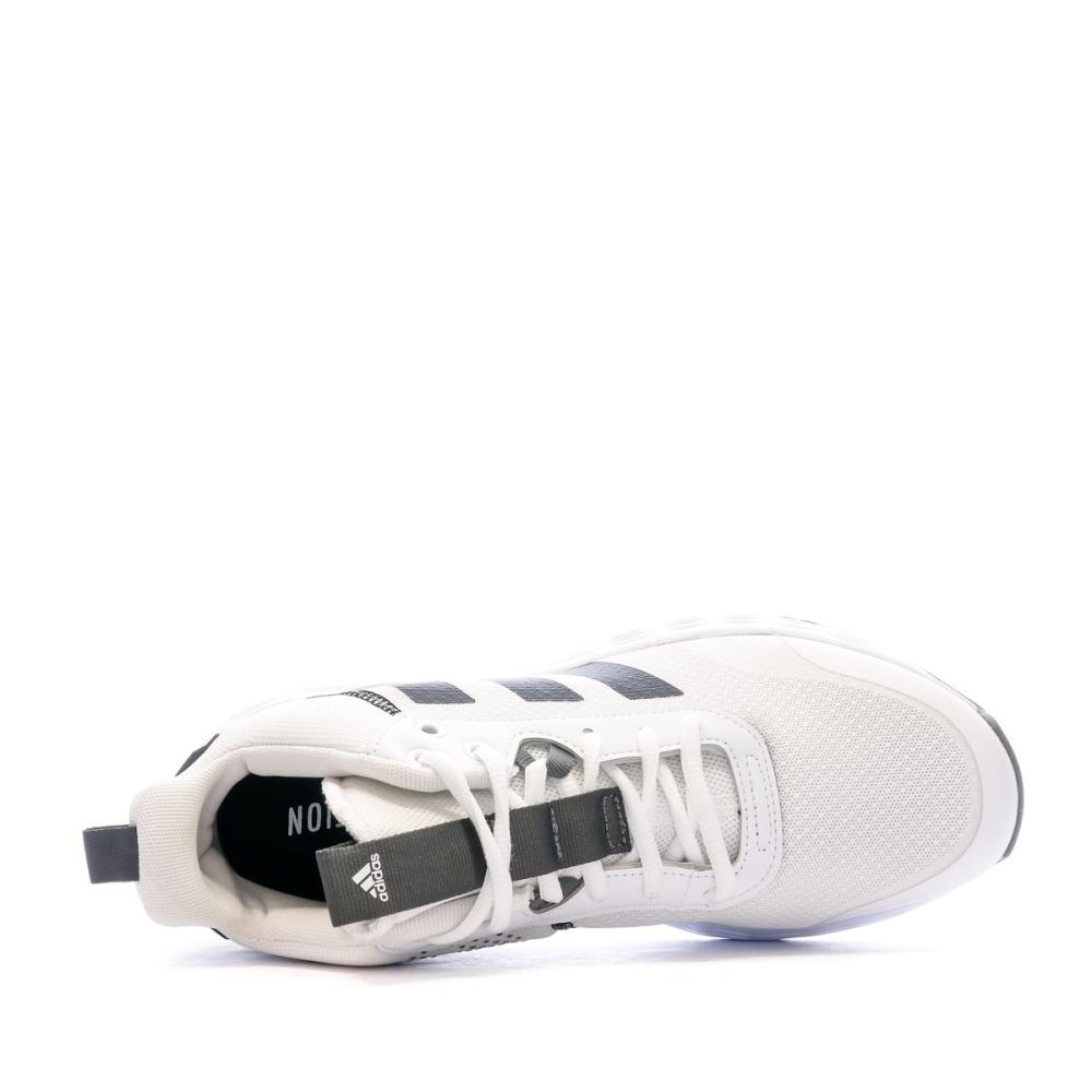 Chaussures de basketball Blanches Homme Adidas Ownthegame 2.0 vue 4