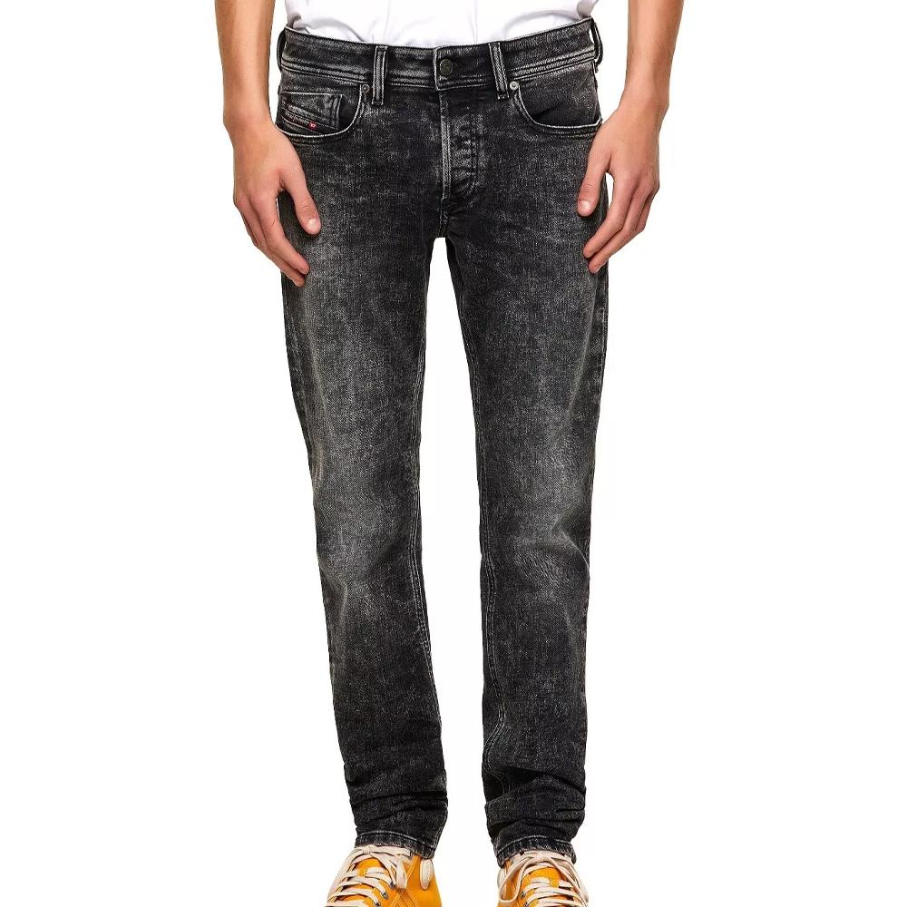 Jean Droit Gris Homme Diesel Sleenker pas cher