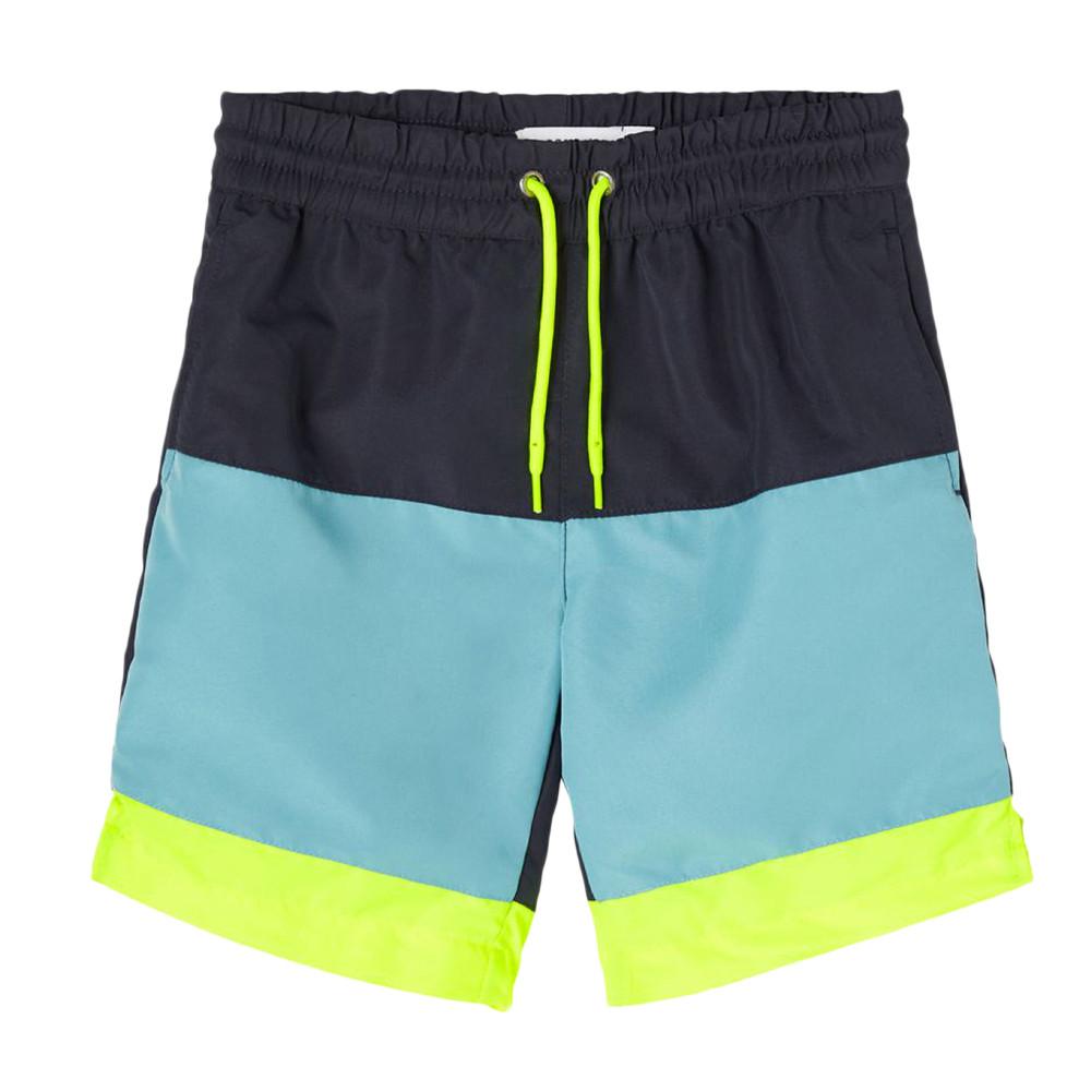 Short marine garçon Name It Long Shorts Camp pas cher