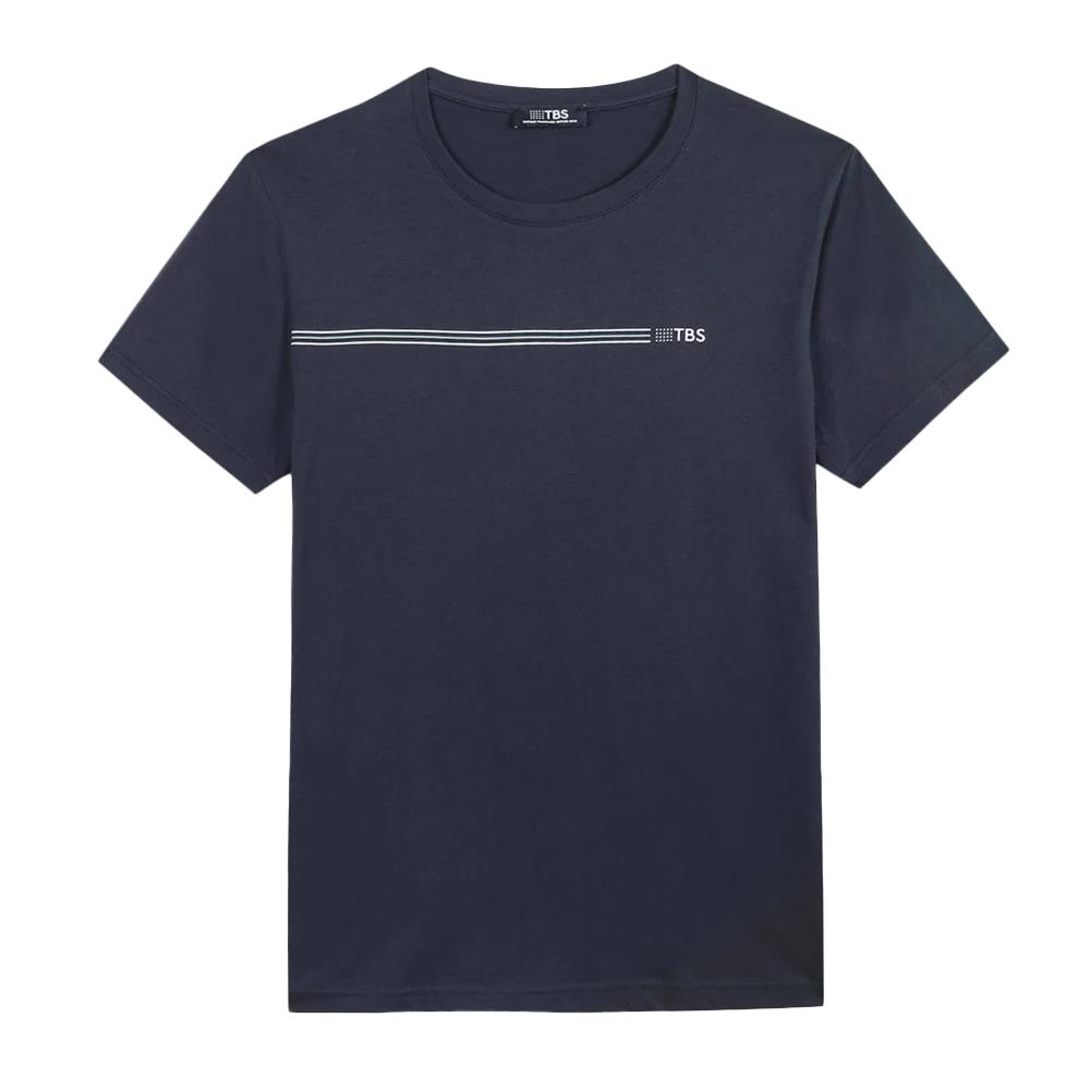 T-shirt Marine Homme TBS MELUTEE pas cher
