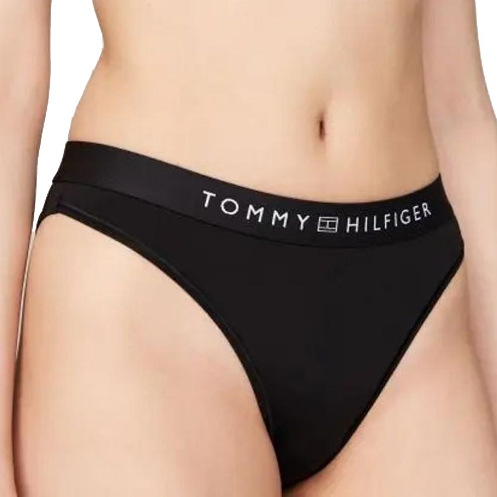 Culotte Noire Femme Tommy Hilfiger UW0UW05509 pas cher