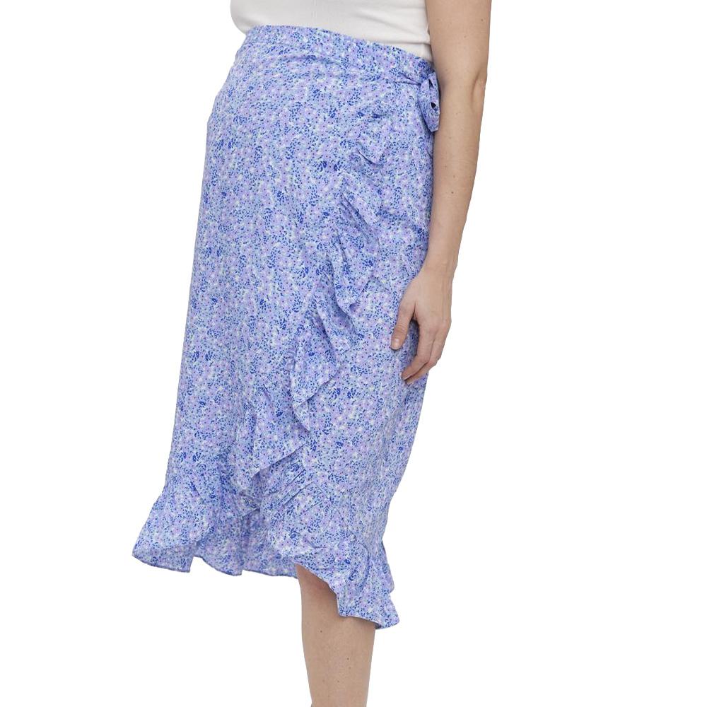 Jupe de Grossesse Bleu Femme Vero Moda Maternity Henna pas cher