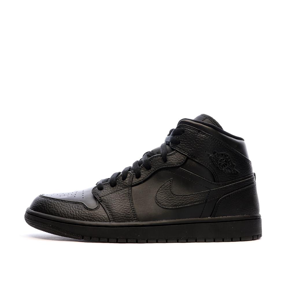 Baskets Noir Homme Nike Air Jordan 1 pas cher