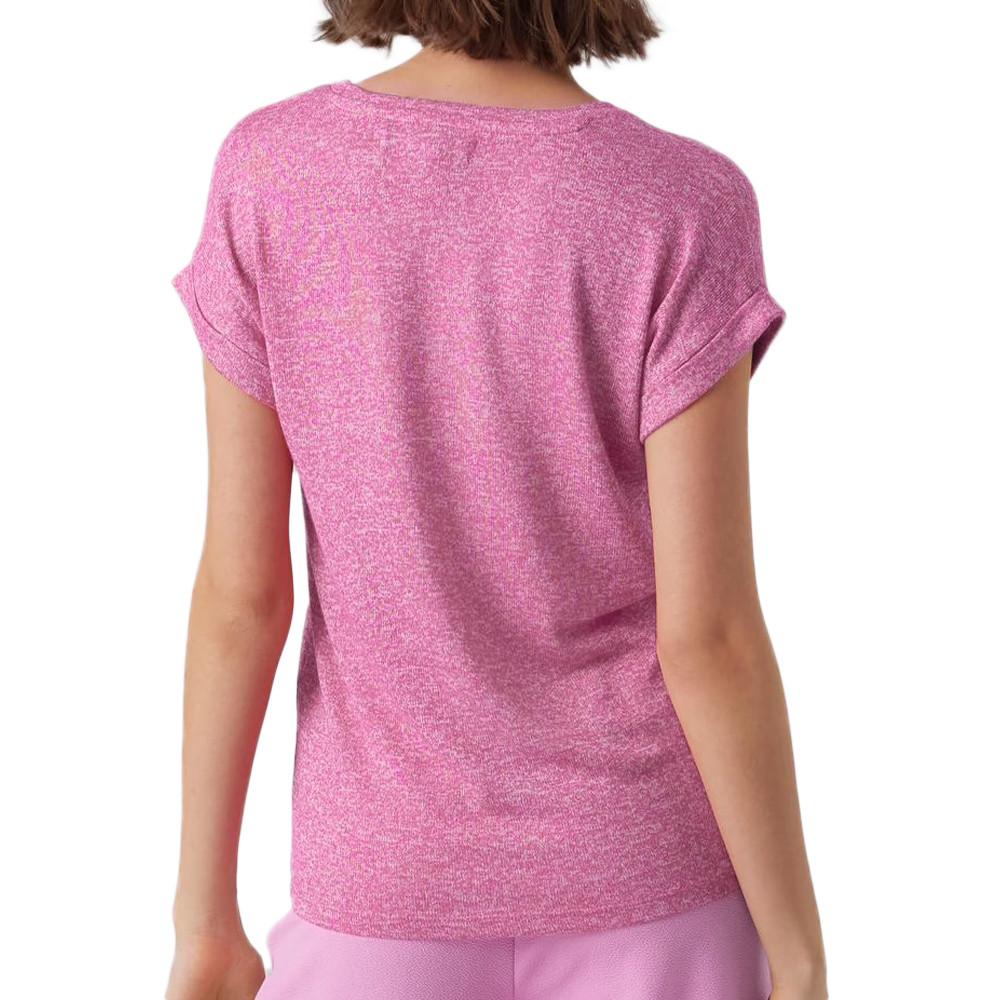 T-Shirt Rose Femme Vero Moda Brianna vue 2