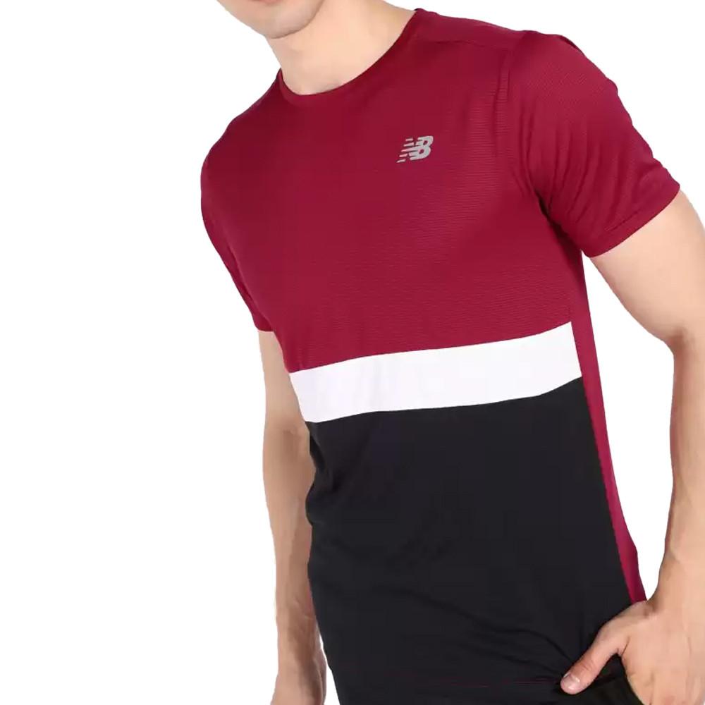 Maillot de Sport Rouge Homme New Balance MT03207HOR pas cher