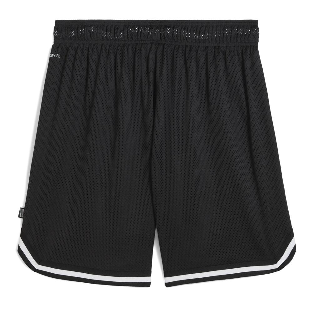 Short de Basketball Noir Homme Puma Hoop vue 2