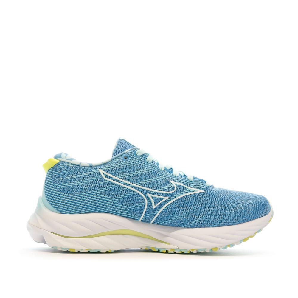 Chaussures de Running Bleu Femme Mizuno Wave Rider vue 2