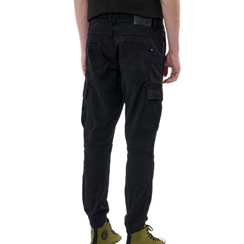 Pantalon Cargo Noir Homme Kaporal Malki vue 2