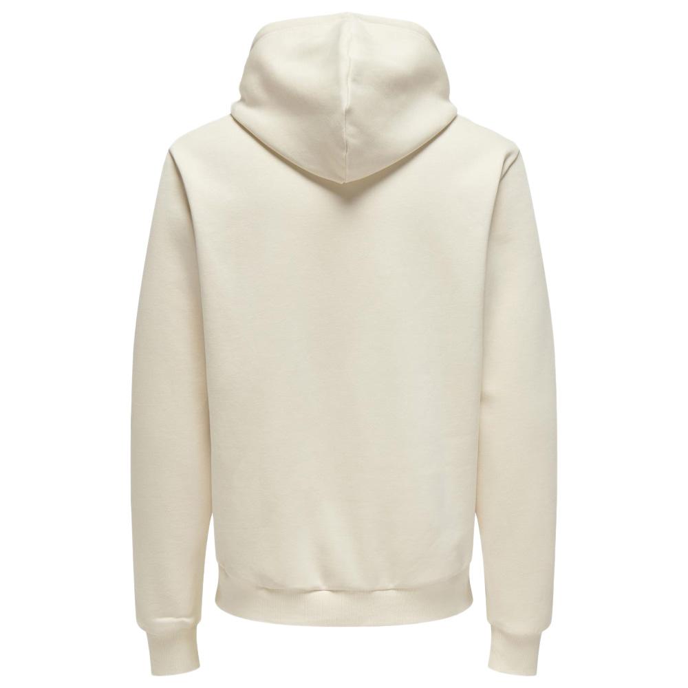 Sweat à Capuche Ecru Homme Only & Sons Connor vue 2