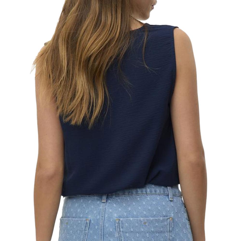 Top Marine Femme Vero Moda Malva vue 2