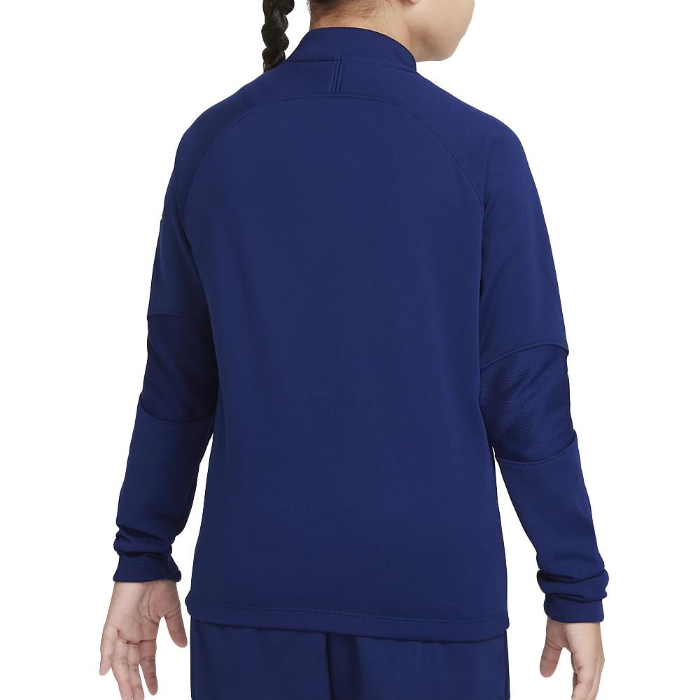 Sweat 1/2 Zip Bleu Junior Nike Top vue 2