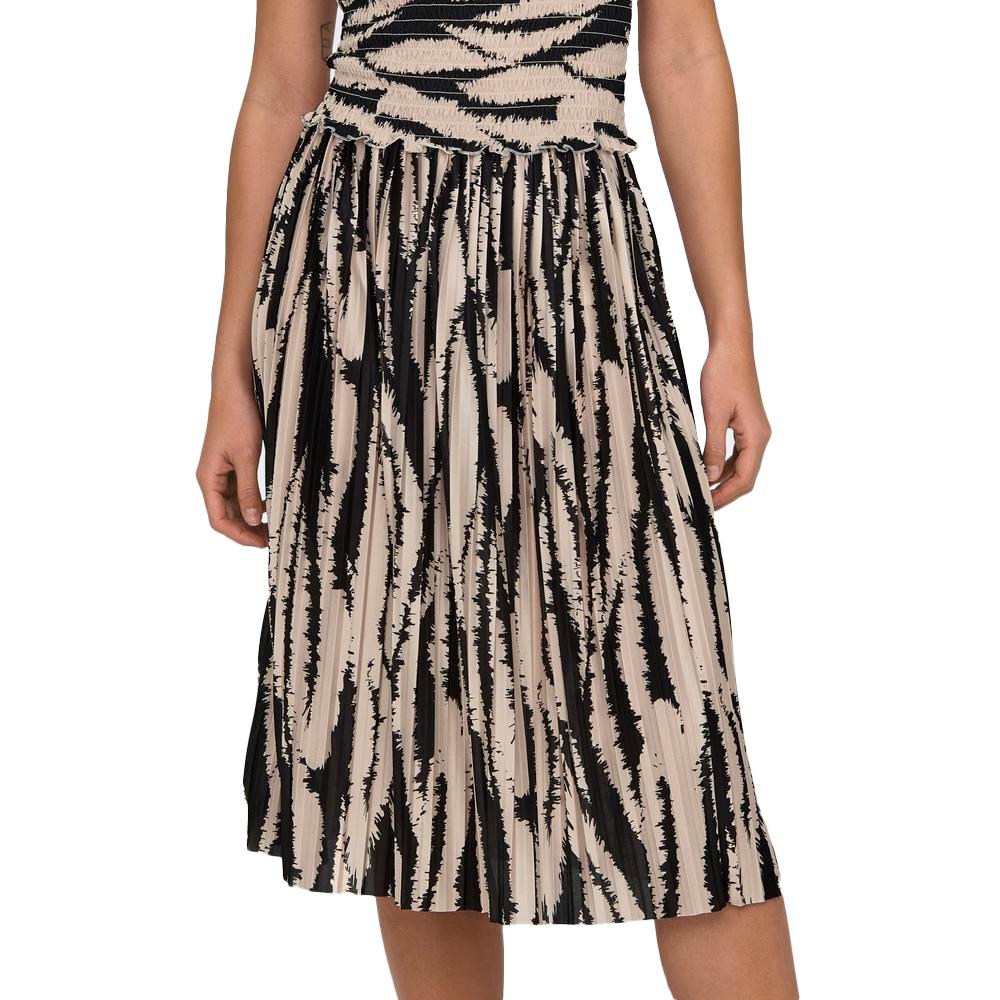 Jupe Plissé Beige Femme JDY Boa pas cher