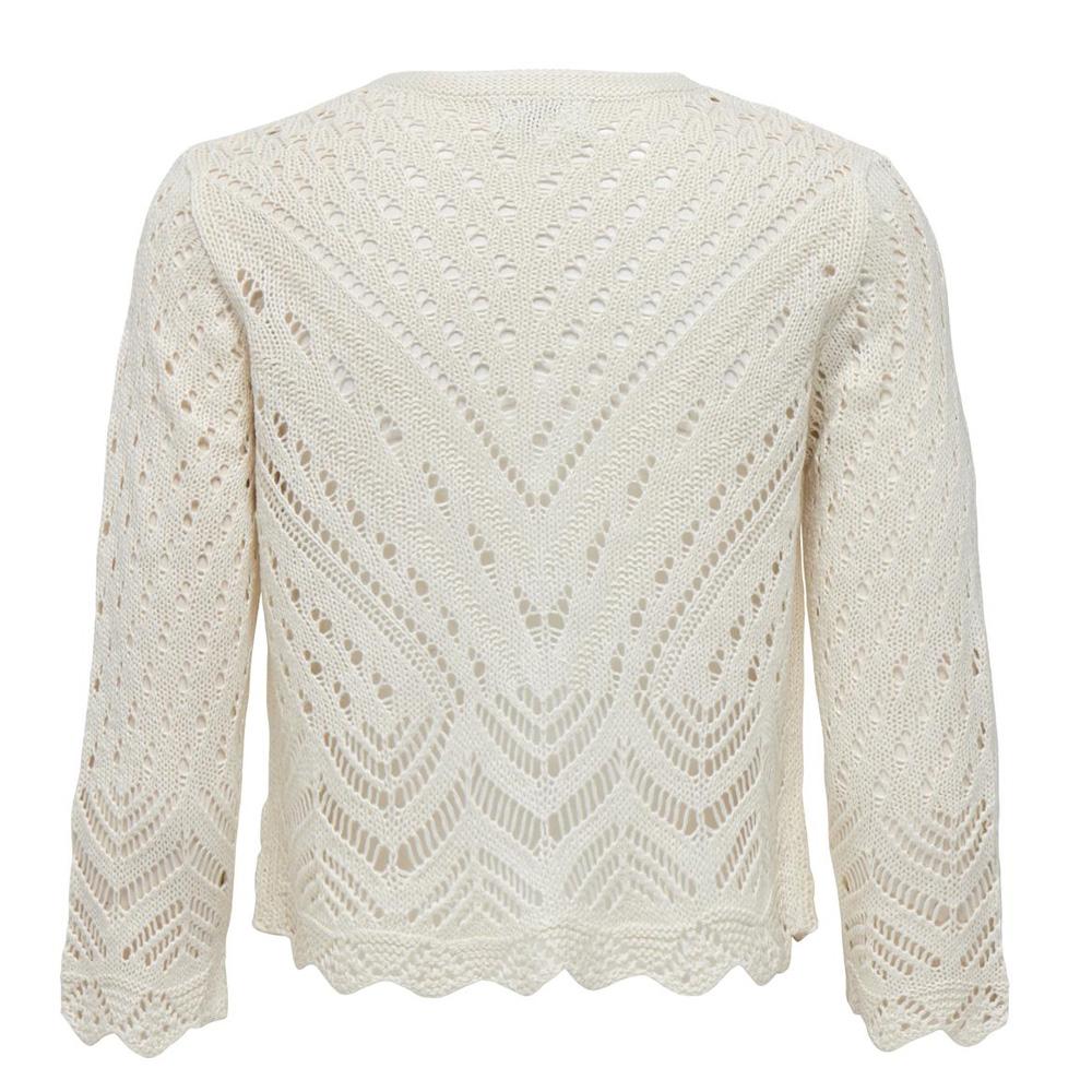 Cardigan Ecru FemmeJDY Sun 3/4 Cropped vue 3