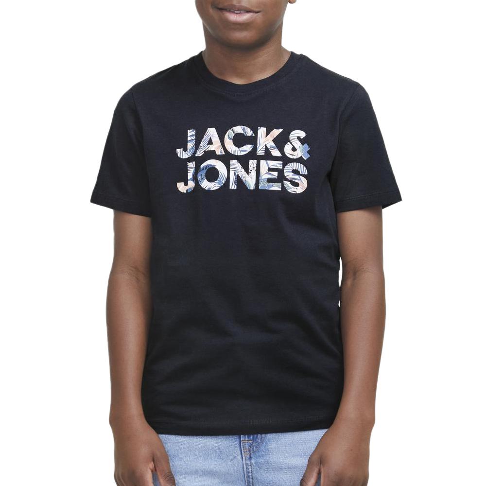 T-Shirt Marine Garçon Jack & Jones 12268854 pas cher